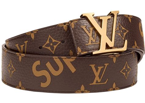 louis vuitton supreme brown belt|louis vuitton x supreme cartera.